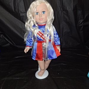 My Life as Blonde Hair Bright Blue Eyed Para-athelete 18inch Doll